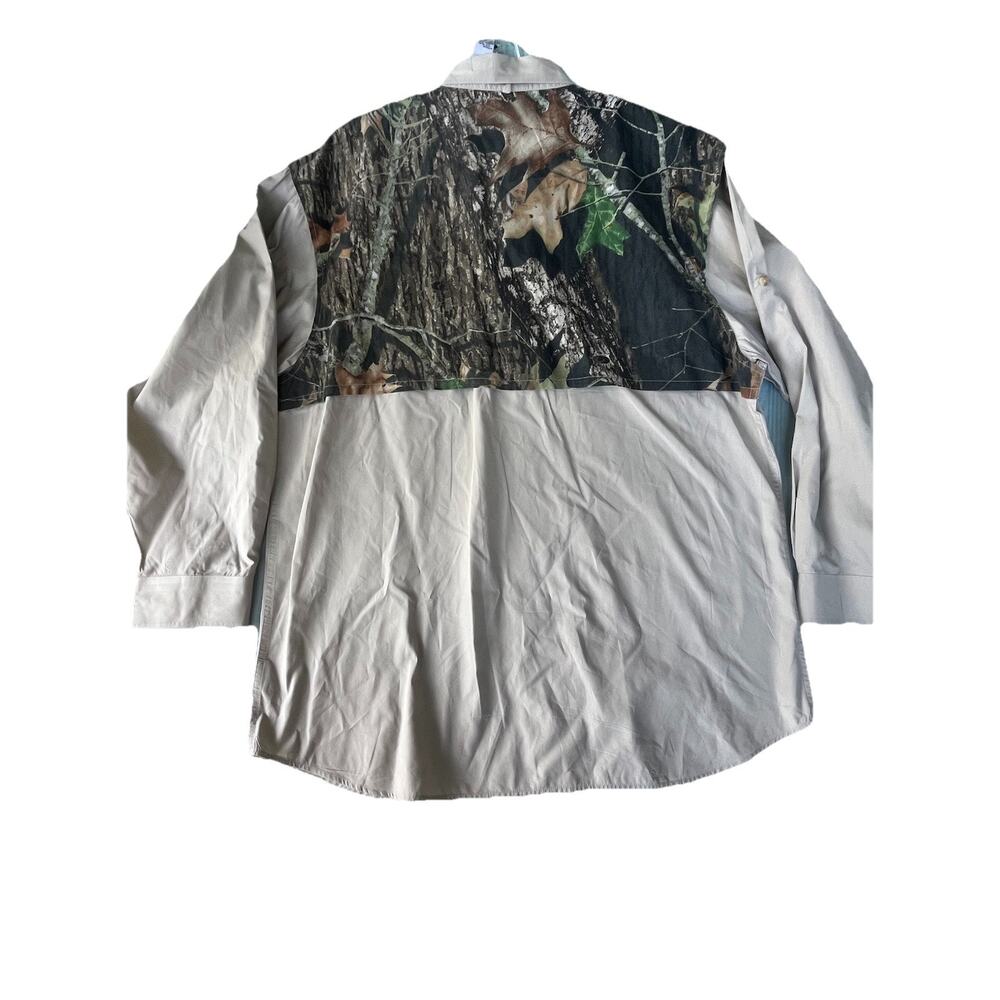 World Wide Sportsman Size 2XL Mossy Oak Vented Shirt LS Button Down Fishing